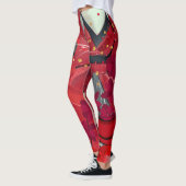 Draag rood leggings (Links)