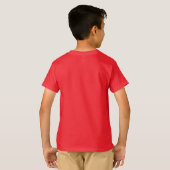 Draag rood op vrijdag t-shirt (Achterkant volledig)