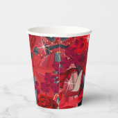 Draag rood papieren bekers (Rechts)
