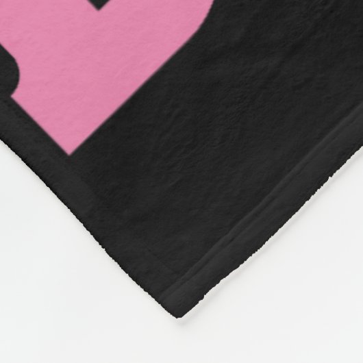 Draag roze als een roze roze ribbenblaaskanker AW Fleece Deken (Hoek)