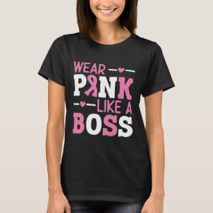 Draag roze als een roze roze ribbenblaaskanker AW T-shirt