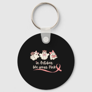 Draag Roze Borstkanker Warrior Schattige Groovy Gh Sleutelhanger