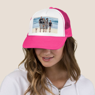 💗DRAAG! Roze op maat gemaakte gezinsfoto truckerh Trucker Pet