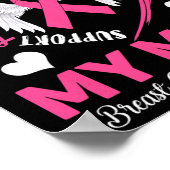 Draag roze ter nagedachtenis aan mijn moeder Borst Poster (Hoek)