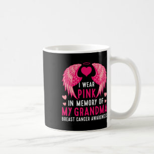 Draag roze ter nagedachtenis aan mijn oma borstkan koffiemok