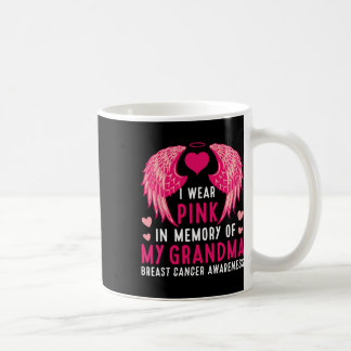 Draag roze ter nagedachtenis aan mijn oma borstkan koffiemok