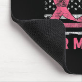 Draag roze voor mijn mama Amerikaanse borstkanker Muismat (Hoek)