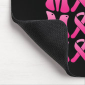 Draag Roze Voor Mijn Mama Borstkanker Ondersteunin Muismat (Hoek)
