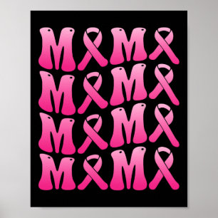 Draag roze voor mijn mama borstkankerondersteuning poster