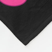 Draag roze voor mijn moeder steun borstkanker Awar Fleece Deken (Hoek)