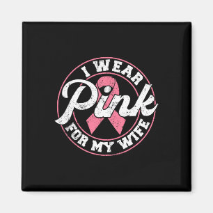 Draag roze voor mijn vrouw Borstkanker Awareness G Magneet
