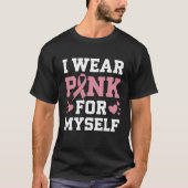 Draag roze zelf T-shirt (Voorkant)