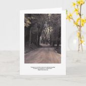 Draag schoonheid in Emerson Quote Kaart (Gele Bloem)