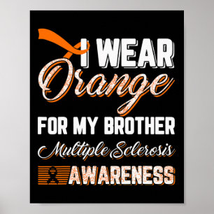 Draag Sinaasappel voor mijn broertje multiple scle Poster