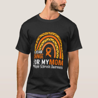 Draag Sinaasappel voor mijn moeder multiple sclero T-shirt