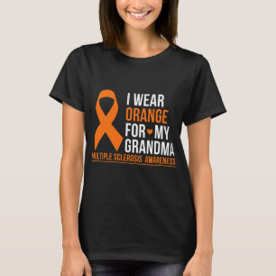 Draag Sinaasappel voor mijn oma multiple sclerose T-shirt