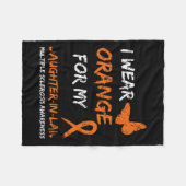 Draag Sinaasappel voor mijn schoondochter Multiple Fleece Deken (Voorkant (Horizontaal))