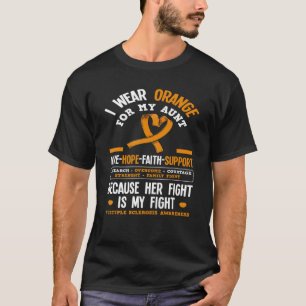 Draag Sinaasappel voor mijn tante mevrouw Multiple T-shirt
