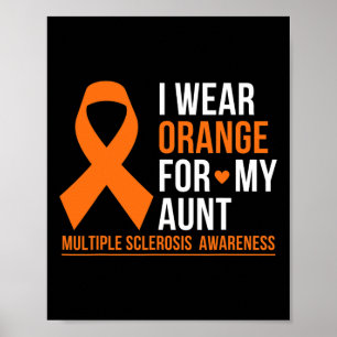 Draag Sinaasappel voor mijn tante multiple scleros Poster