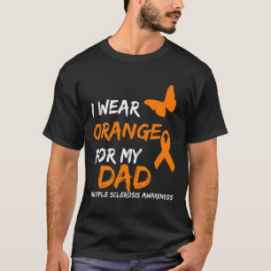 Draag Sinaasappel voor mijn vader multiple scleros T-shirt