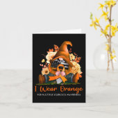 Draag Sinaasappel voor Multiple Sclerosis Awarenes Kaart (Gele Bloem)