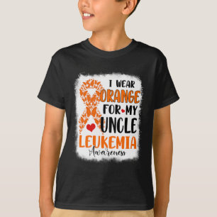 Draag Sinaasappel voor My Uncle Leukemia Awareness T-shirt