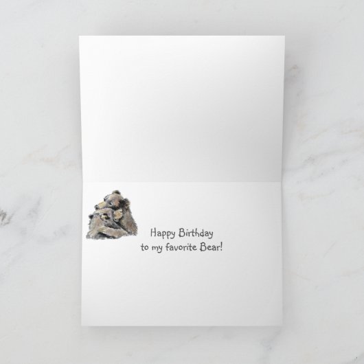 Draag Totem, de Dierlijke Grappige Verjaardag van Kaart (Binnen)