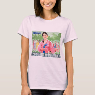 Draag traditionele Koreaanse kleding T-shirt