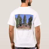 Draag uw bergen trots t-shirt (Achterkant)