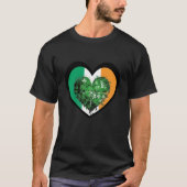 "Draag uw Ierse hart trots!" T-shirt (Voorkant)
