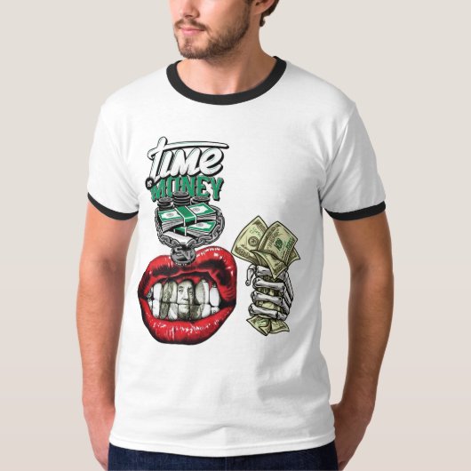 "Draag uw rijkdom, definieer uw stijl." T-shirt (Voorkant)