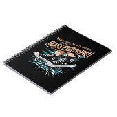 Draag uw schoenen dames er is overal glas notitieboek (Linkerzijde)