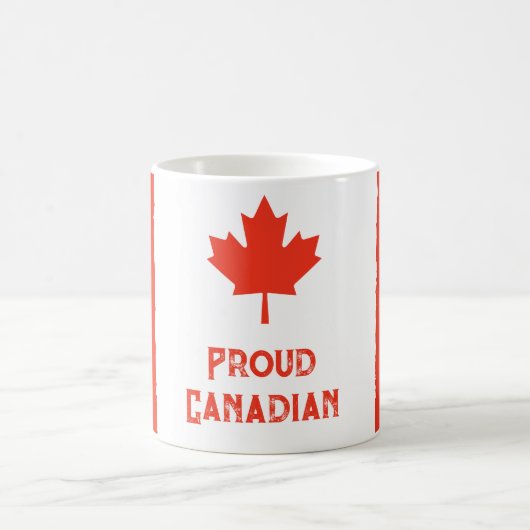 Draag uw trots: Classic Canada Flag Koffiemok (Center)