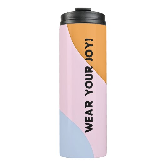 DRAAG UW VREUGDE! THERMOSBEKER (Voorkant)