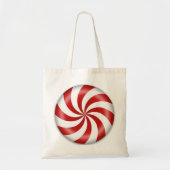 Draag vakantie pepermunt Snoep Canvas tas (Voorkant)