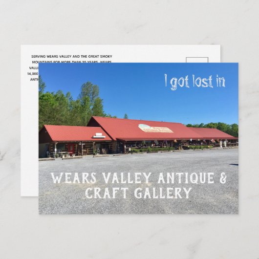 Draag Valley Antiek & Craft Gallery Briefkaart (Voorkant / Achterkant)