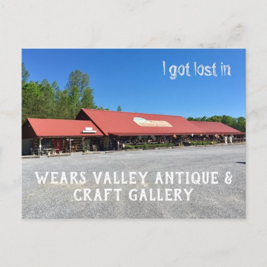 Draag Valley Antiek & Craft Gallery Briefkaart (Voorkant)