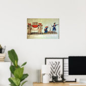 Draag van het model van de Bastille Poster (Thuiskantoor)