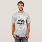 "Draag vertrouwen, bezit de dag!" T-shirt (Voorkant volledig)