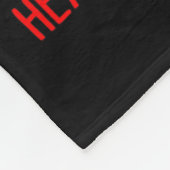 Draag voor bewustwording van hartaandoeningen fleece deken (Hoek)