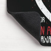 Draag voor Brain Aneurysm Awareness Warrior Muismat (Hoek)