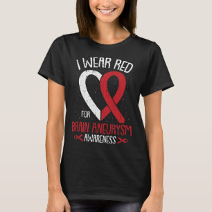 Draag voor Brain Aneurysm Awareness Warrior T-shirt