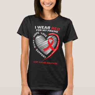 Draag voor My Friend Heart Disease Awareness GIF T-shirt