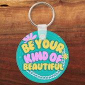 Draag vreugde waar je ook gaat - Inspirerend sleut Sleutelhanger (Achterkant)