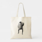 Draag Vrolijkheid, Klein Hondje Tote Bag (Achterkant)