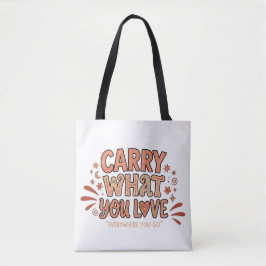 Draag wat je lief is tote bag