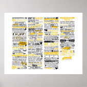 Draag zonnebrandcrème poster (Voorkant)