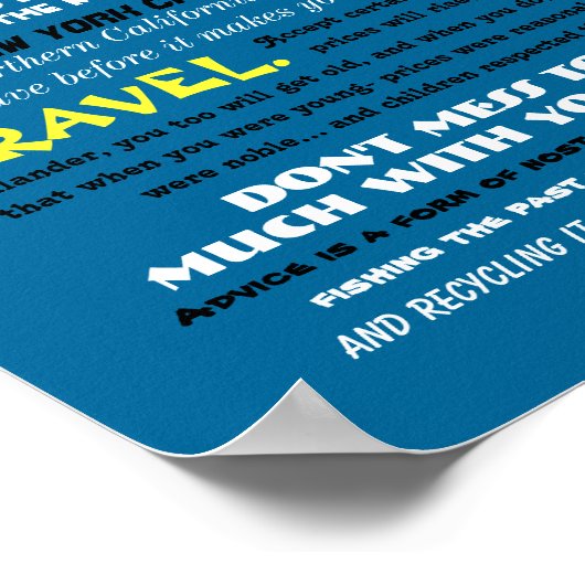 Draag zonnebrandcrème poster (Hoek)