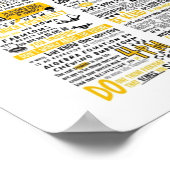 Draag zonnebrandcrème poster (Hoek)