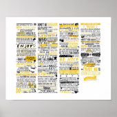 Draag zonnebrandcrème poster (Voorkant)